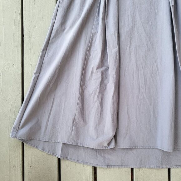 Kedem Sasson Gray Short Sleeve 100% Cotton Tie Front Tent Dress Size 6/8 - Picture 3 of 6